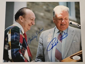LINDSEY NELSON & RALPH KINER Signed HALL OF FAME Press 8x10 Photo-JSA - Picture 1 of 6