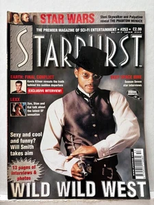 Starburst Magazine September 1999 #253 Cover: Will Smith In Wild Wild West 973G - Imagen 1 de 2