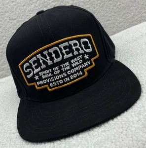 Sendero Provisions Hat Mens Snapback Black Spirit of West Soul Wild Cowboy OSFM - Picture 1 of 9