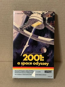 2001 A Space Odyssey (VHS 1985) Rare MGM Book Box - Imagen 1 de 7