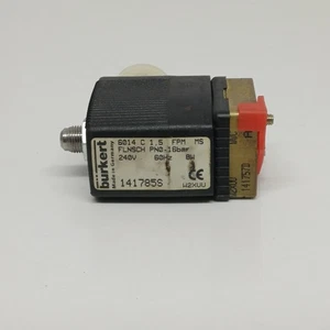 Electroválvula Burkert 6014 C 1,5 mm latón MS 3/2 vías PN16 141785S Alemania NUEVO - Imagen 1 de 7