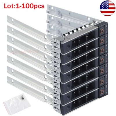 Lot 2.5" Caddy Tray for Dell Poweredge R640 R740 R440 R450 R650 R750 R660 DXD9H - Image 1 of 4