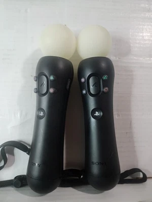 2 x Controlador de movimiento Sony PlayStation Move (CECH-ZCM2U) PS4 VR OEM RARO Foto 1 de 4