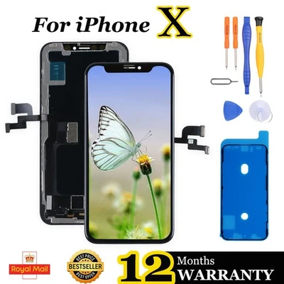 For iPhone X Screen Replacement LCD Display 3D Touch Digitizer Assembly Tool Kit - Image 1 of 4