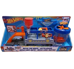 Rare Hot Wheels Color Change Mega Car Wash and Conveyer Belt Track Playset New - Picture 1 of 5