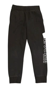 Nike Boys Black Sweatpants, Fleece Joggers Size 6-7 - Picture 1 of 4