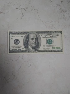 VTG Crisp $100 * Dollar Bill note  2003 Series FB00109719 Excellent Condition - Picture 1 of 2