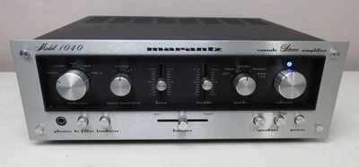 AMPLIFICADOR INTEGRADO MARANTZ 1040 TOTALMENTE REPARADO RECAPITULADO EXCELENTE ESTADO - Imagem 1 de 4