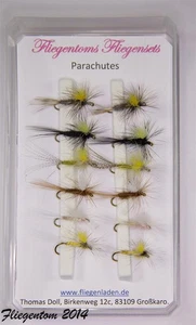 Set de moscas con 12 moscas paracaidistas - Bild 1 von 6