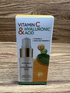 Edom Vitamin C & Hyaluronic Acid Boosting Face Serum 1 Oz - Picture 1 of 4