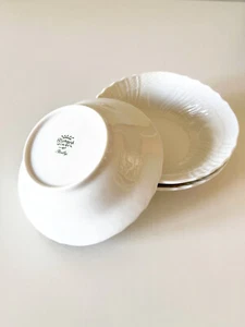 Richard Ginori Vecchio Italien Weiß Porzellan 3 Dessert-Schüsseln TOP NP je31,-€ - Bild 1 von 3