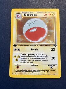 Pokemon Electrode Jungle 1st Edition Holo 2/64