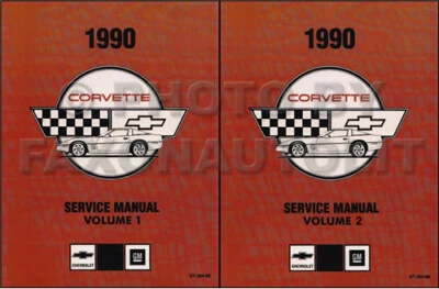 Manuale Di Riparazione 1990 Corvette 90 Chevy Chevrolet - Immagine 1 di 2