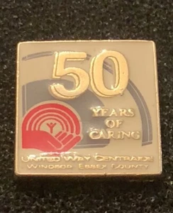 United Way Centriade 50 Years of Caring Windsor Essex County Lapel Pin - SP6 - Imagen 1 de 3