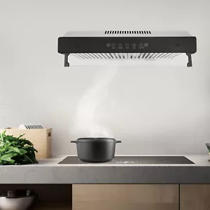 24inch Under Cabinet Range Hood Stainless Steel 600CFM Kitchen Vent Sliver - Picture 1 of 24