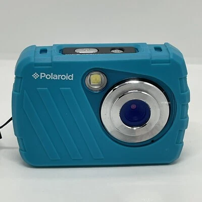 Polaroid is 048-Teal 16.0 Megapixel Waterproof Digital Camera With Case - Image 1 of 4