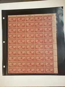 US #649 Wright Airplane 2 Cent Aeronautics Conference 1928 full mint sheet of 50 - Picture 1 of 2