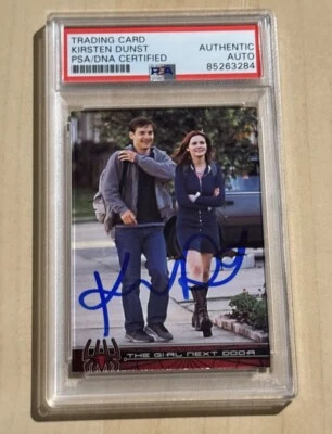 KIRSTEN DUNST SIGNED AUTO Marvel Spider-Man 2002 Topps #24 Mary Jane Watson PSA - Image 1 of 2