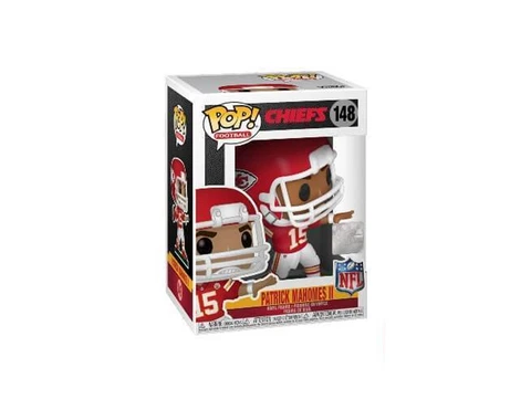 Funko POP! Kansas City Chiefs - Patrick Mahomes #148 with Soft Protector (B17) Cover