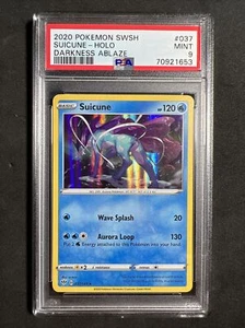 🔥 Pokemon PSA 9 Darkness Ablaze Mint Suicune Holo #037 - Picture 1 of 2