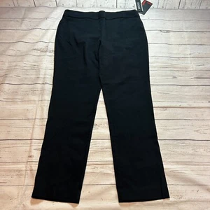 New Briggs Black Comfort Waistband Slimming Career Pants Stretch Women's Size 14 - Picture 1 of 12