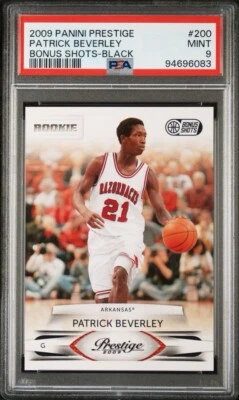 Panini Prestige Patrick Beverley Bonus Shots 2009 negro novato/10 PSA 9 Pop. 1! Foto 1 de 3