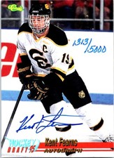 1995-96 Classic Autographs Kent Fearns Auto 1313/5000 #NNO