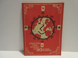 Vintage Ephemera Booklet Around The World in 20 Card Games Unique 1960 - Picture 1 of 5