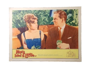 Tarjeta de vestíbulo Mary Had a Little #3 original vintage 1961 Agnes Laurent Jack Watling - Imagen 1 de 4