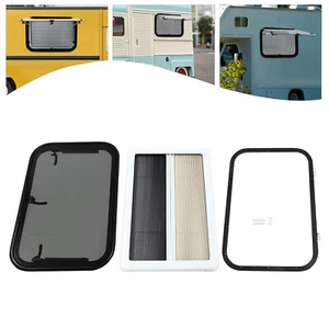 Rv Exit Window 30" W X 20" H Optional Trim Rv Window Replacement Camper + Screen - Foto 1 di 16