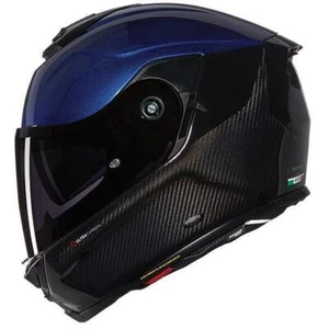 Nolan X-903 Carbon Motorcycle Helmet VERN SPECIALE 341 Full Face Black Blue - Picture 1 of 9