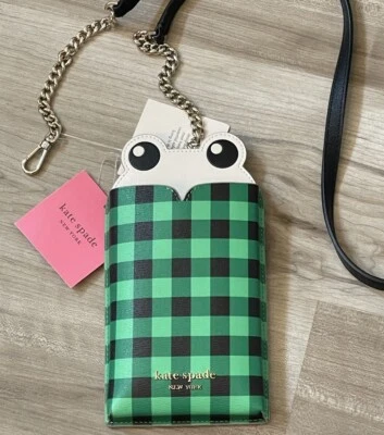 Kate Spade Hoppkins Frog Phone Crossbody Bag Mini Purse New! - Image 1 of 4