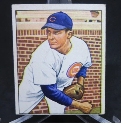 1950 Bowman Set Break #196 Doyle Lade Chicago Cubs EX - Image 1 of 2