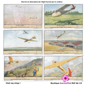 AVIATION, LE VOL À VOILE, LOT 6 CHROMOS -AA19 - Imagen 1 de 2