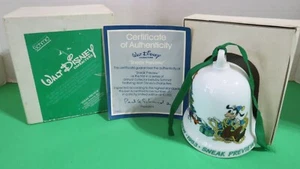 Schmid Walt Personaggi Disney "Sneak Preview" 1983 Annuale Campana Prima Edizione Nuovo con scatola - Foto 1 di 8