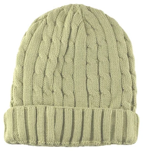 Cuffed Beanie Knit Winter Sweater Hat-khaki(thermal insulation) - Picture 1 of 1
