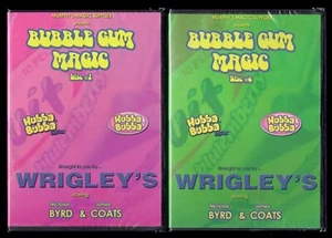 Bubble Gum Magic Volumes 1 & 2 by James Coats and Nicholas Byrd - New Magic DVDs - Picture 1 of 2