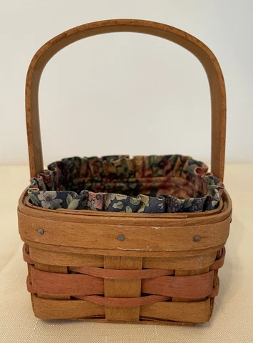 Longaberger 1991 Touch of Pink Potpourri Basket Set Cover