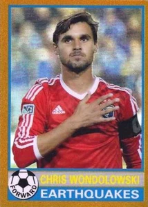 2014 Topps Chrome MLS 1976-77 Topps Footballers Minis oro paralelo #'d a/50 - Imagen 1 de 16