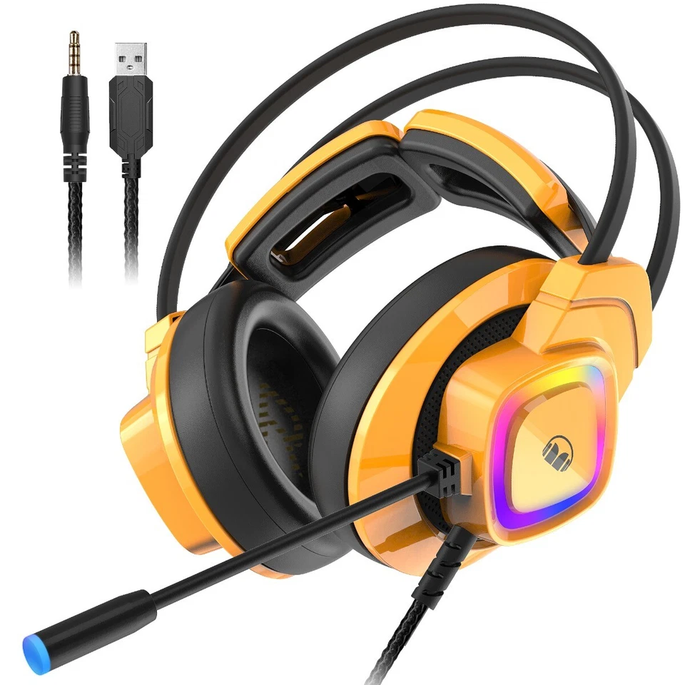 Monster Mission Bot Gaming Headset - Yellow (/RT6-18279-MH72101-NOB) - Image 1 of 1