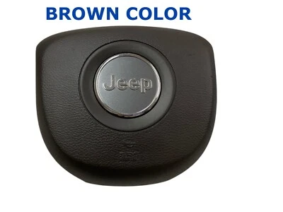 2019 2020 2021 Jeep Grand Cherokee driver wheel airbag BROWN 6MG521U5AC - Image 1 of 4