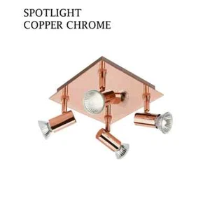 4-Way LED Ceiling Spotlight Bar for Kitchen – GU10 Bulb Spotlight Bar Lamp - Picture 1 of 13
