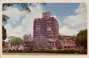 Singapore 1950s-60s Cathay Cinema & Hotel Vintage Postcard - Picture 1 of 2