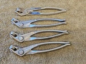 4 Wedgelock Cleco Pliers Aviation Tool Sheet Metal Aircraft 7" Fastener Lot - Picture 1 of 14