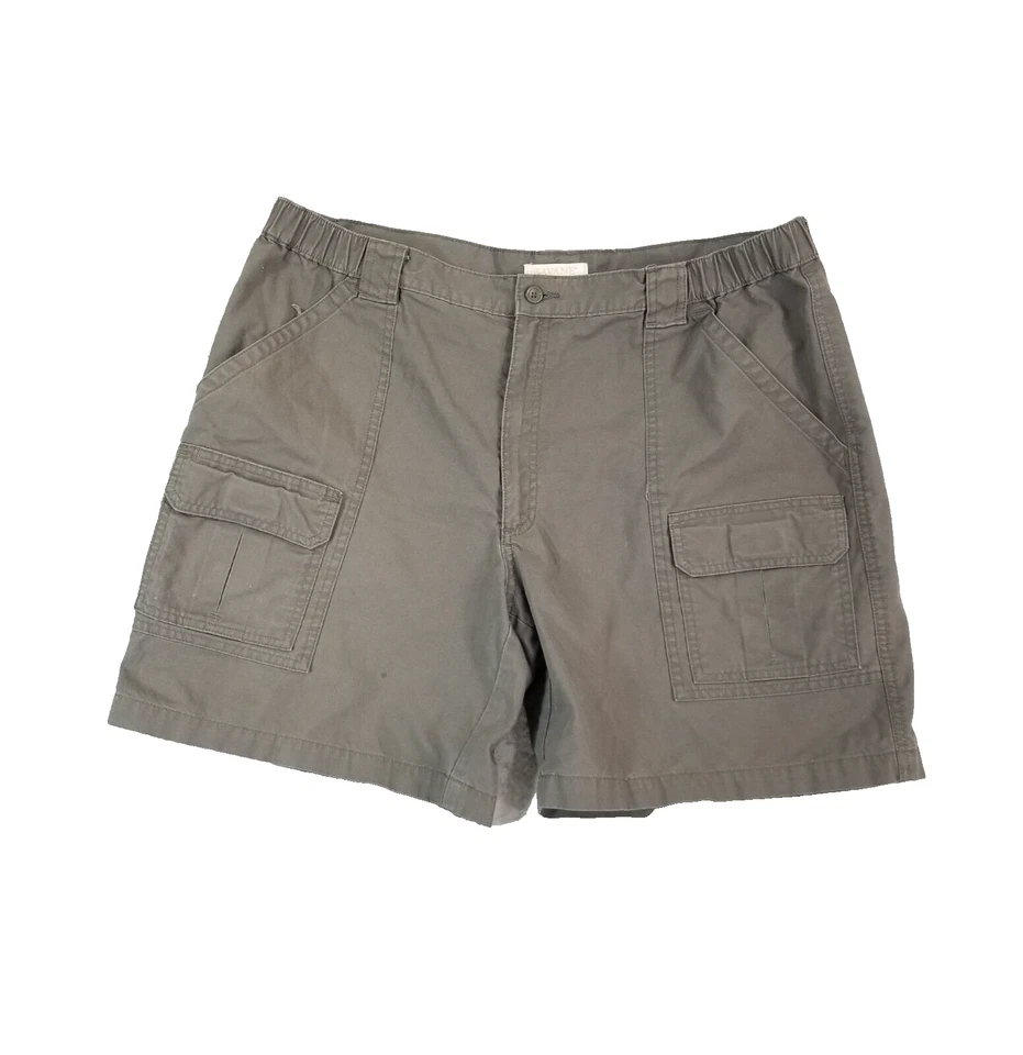 Savane Cargo Pantalones Cortos de Senderismo para Hombres 40 x 7 Caqui Verde Confort Cintura Pesca al Aire Libre Foto 1 de 4