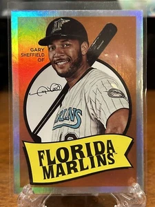 2023 Topps Archives 1969 Topps Single Player Foil Gary Sheffield #69T-24 - Picture 1 of 2