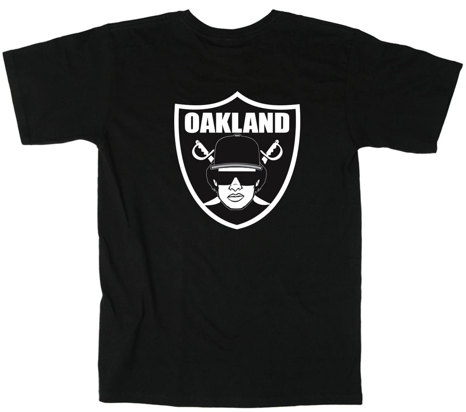 Oakland Raiders Ice Cube Compton "Logo" jersey T-shirt  S-5XL - Image 1 of 1