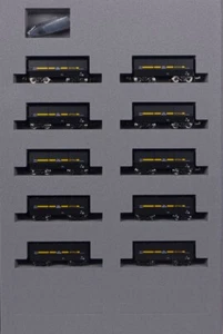 KATO 10-1220 N Gauge Seki3000 Coal Loaded 10-Car Set Railway Model Freight Car - Picture 1 of 3