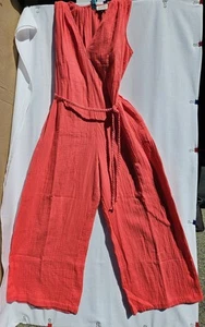 Universal Threads Orange Romper Perfect Resort/resort Wear Women’s Size Large - Picture 1 of 15