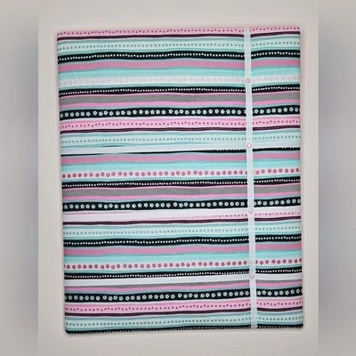 NWOT French Memo Message Board - Flowers & Stripes 16x20in - Image 1 of 4